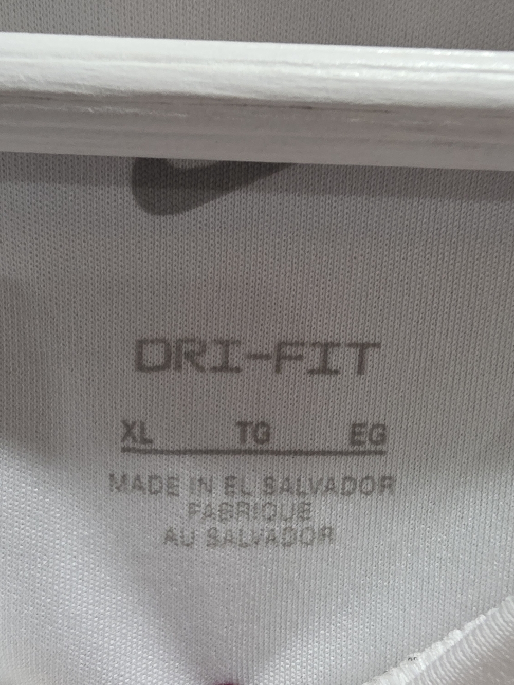 Nike White Performance Racerback Tank Top - Picture 3 of 4